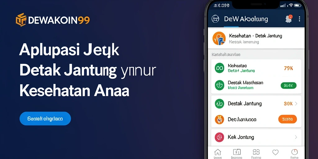 Antarmuka DEWAKOIN99 yang modern dan informatif.