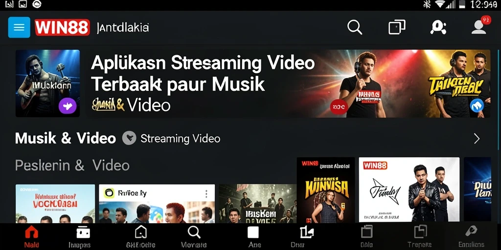 Tampilan antarmuka aplikasi WIN88 yang ramah pengguna dan fungsional.